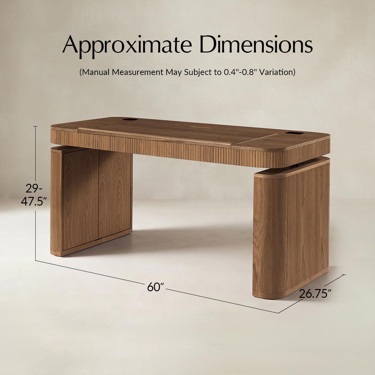 Baggio Adaptive Standing Desk with Drafting Table Tilt 