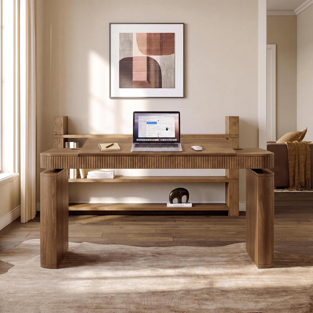 Baggio Adaptive Standing Desk with Drafting Table Tilt 
