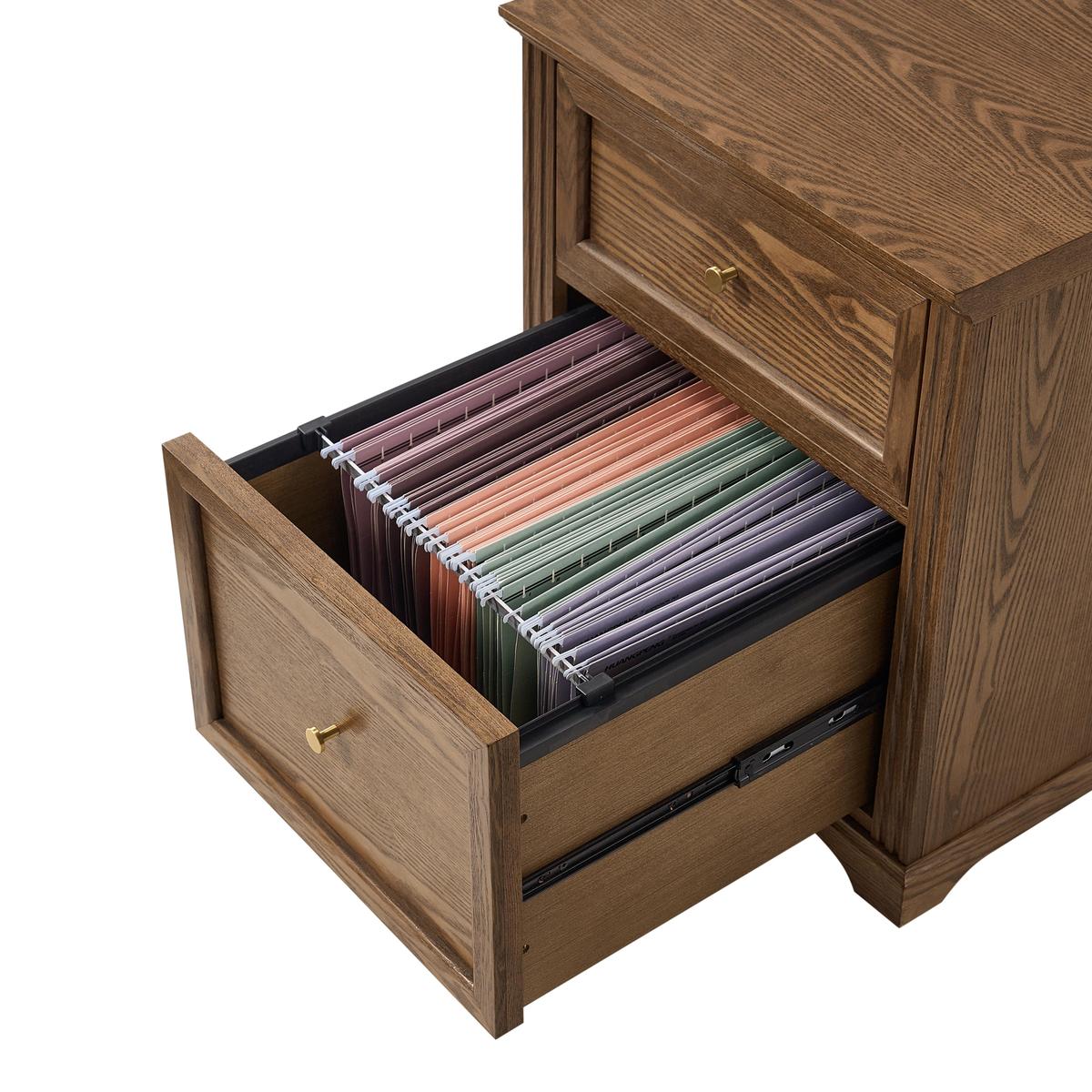 Julia Farmhouse Wood Filing Cabinets