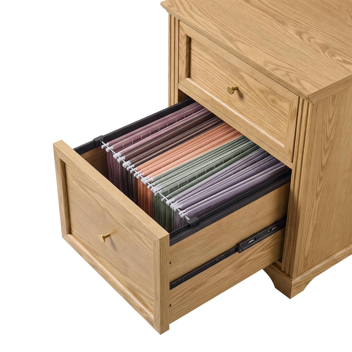 Julia Farmhouse Wood Filing Cabinets