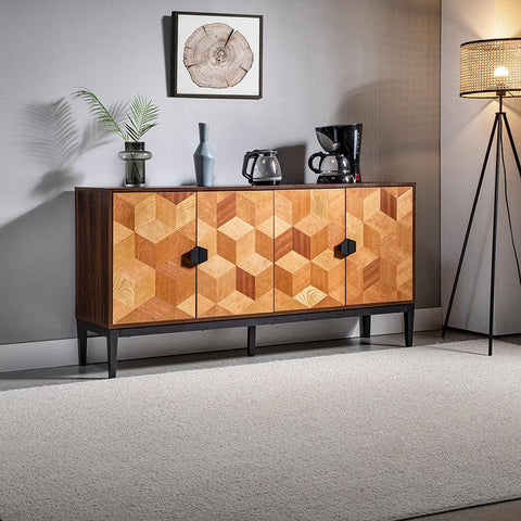 Sevyn 4-Door Sideboard - 63" - Hulala Home