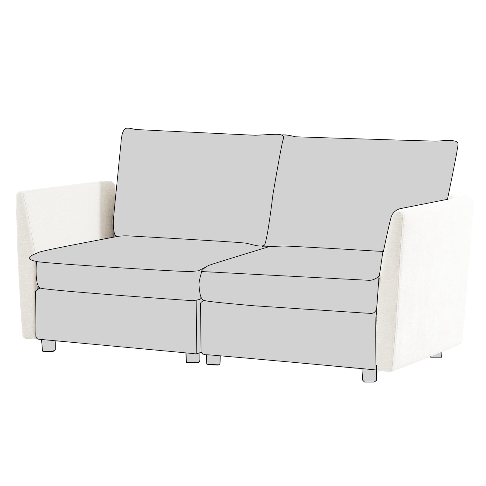 Accessories for Harmetrix Oversized Soft Sectional Couch