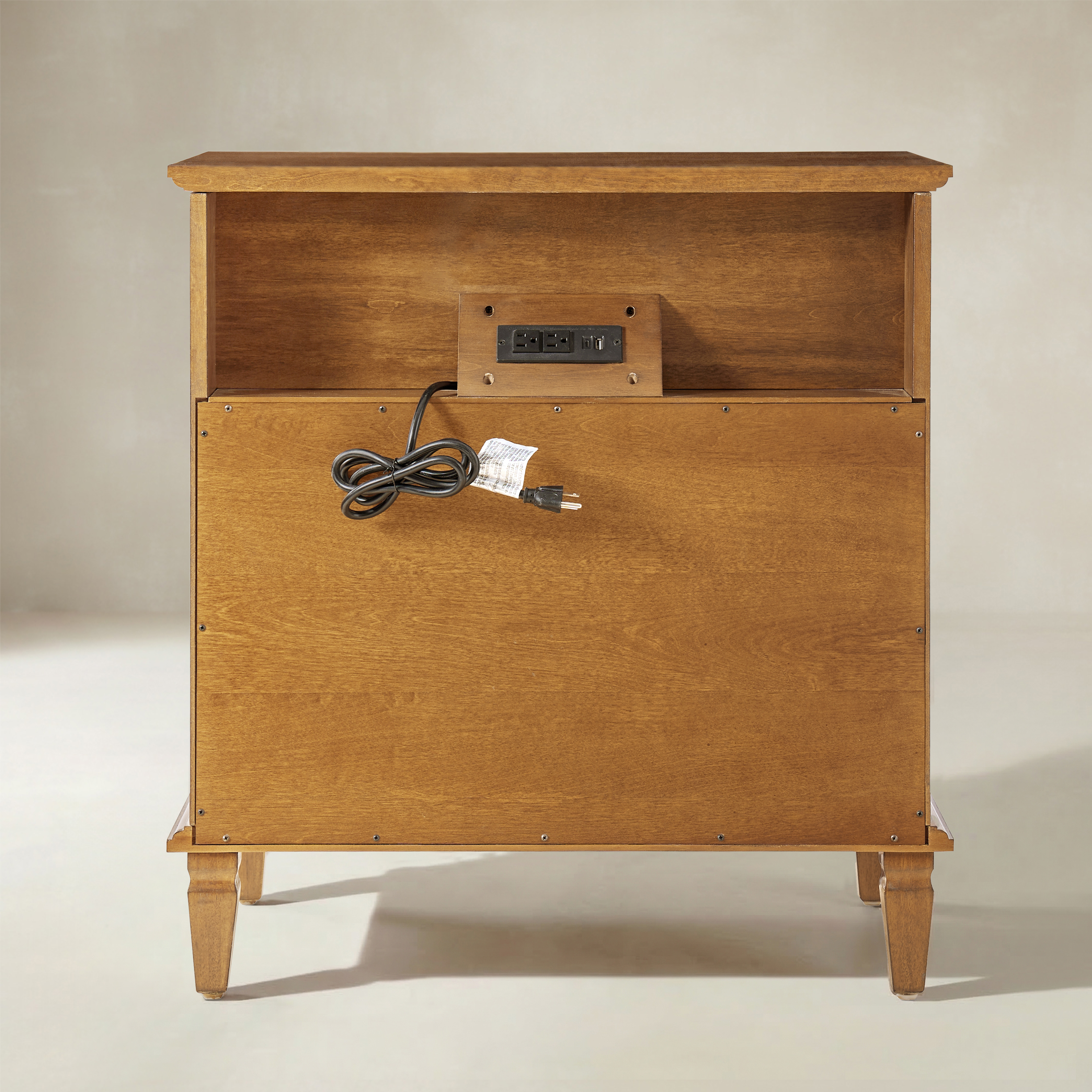 Isidro Accent Chest of Drawers With Integrated Charging Station