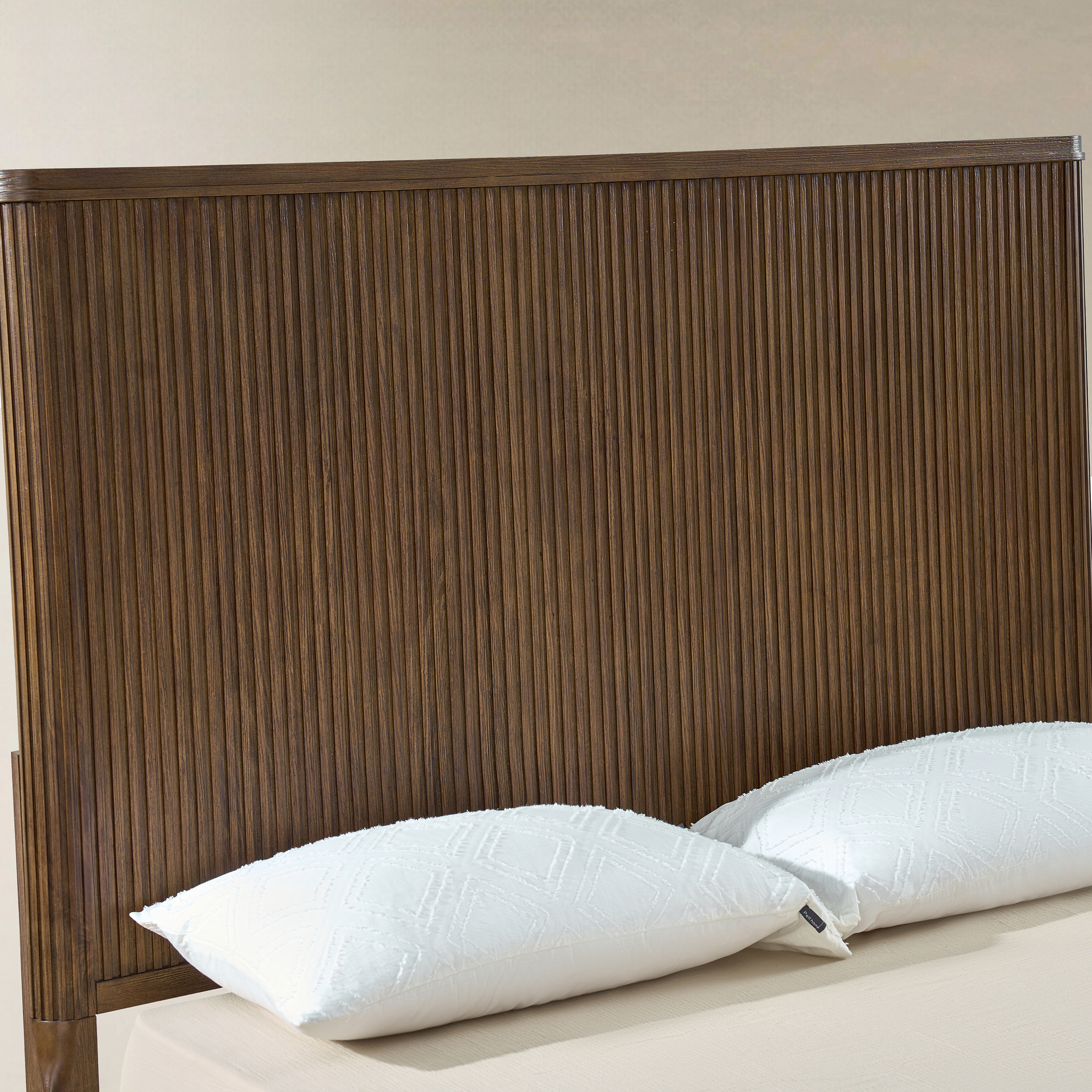 Verral Fluted Wood Bed
