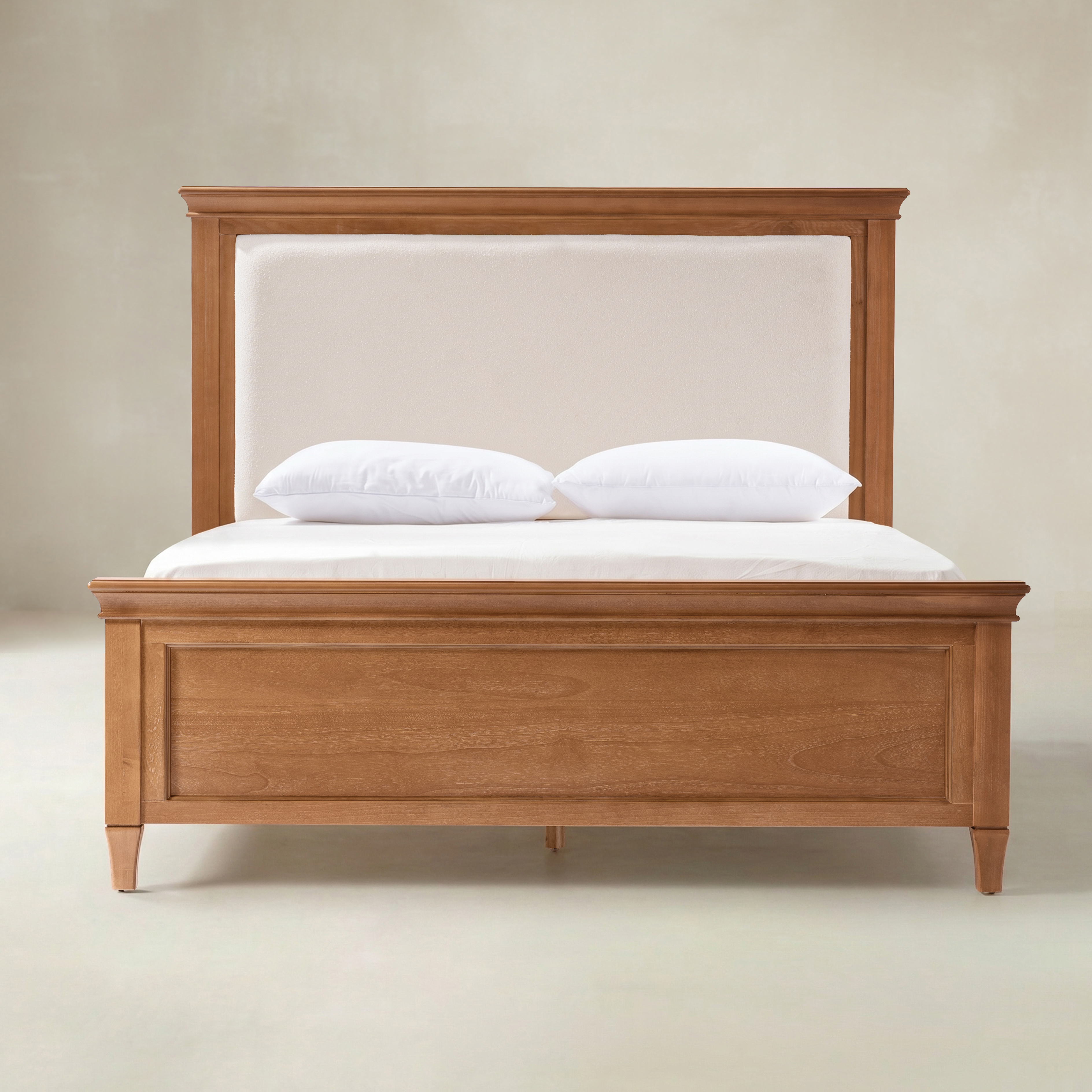 Mornay Transitional Solid Wood Bed