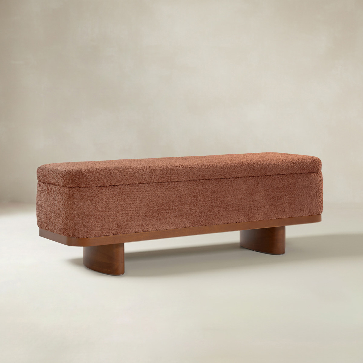 Claire Modern Chenille Upholstered Storage Bench