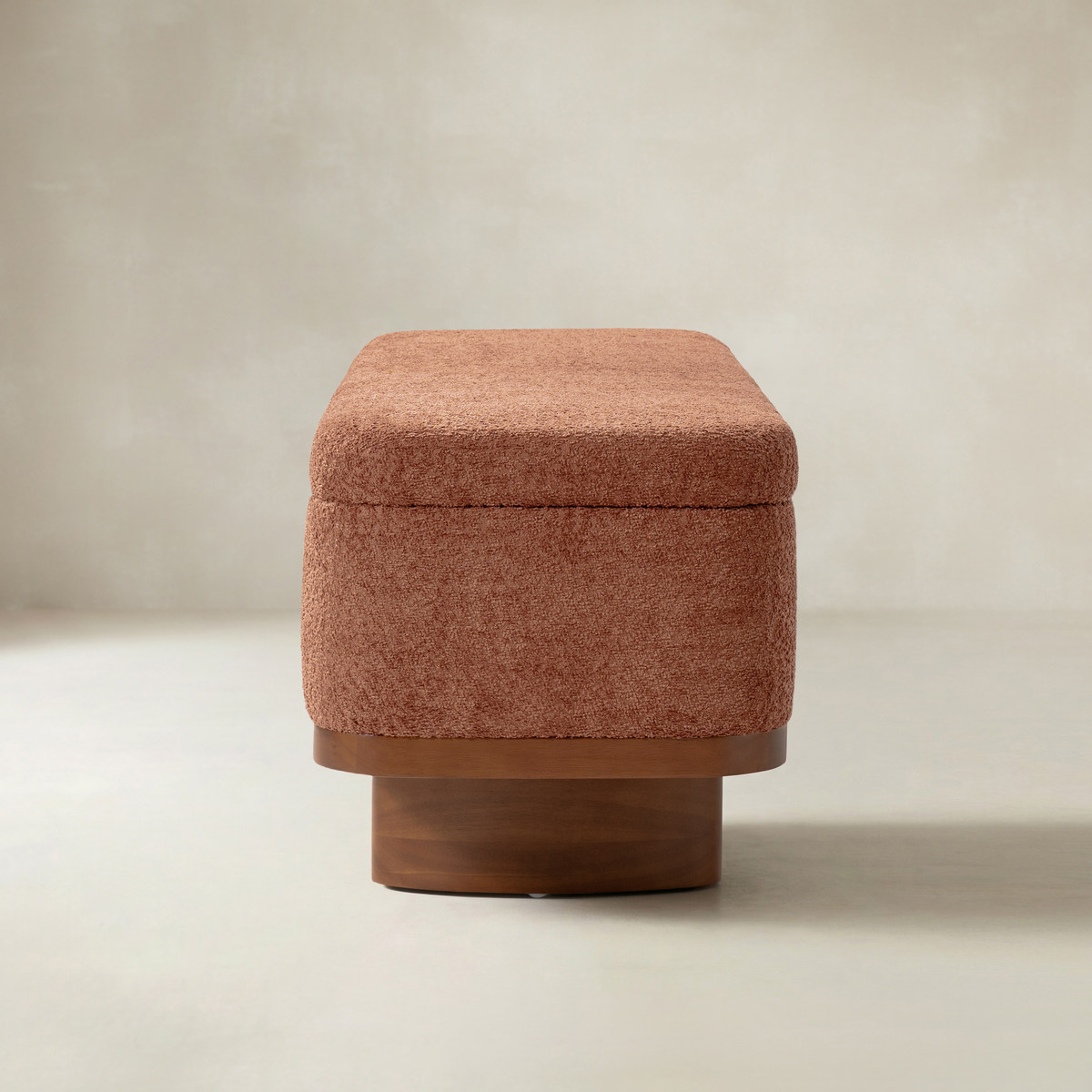 Claire Modern Chenille Upholstered Storage Bench