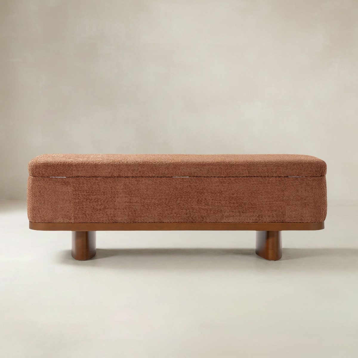 Claire Modern Chenille Upholstered Storage Bench