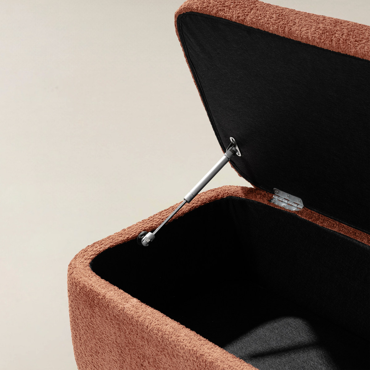 Claire Modern Chenille Upholstered Storage Bench
