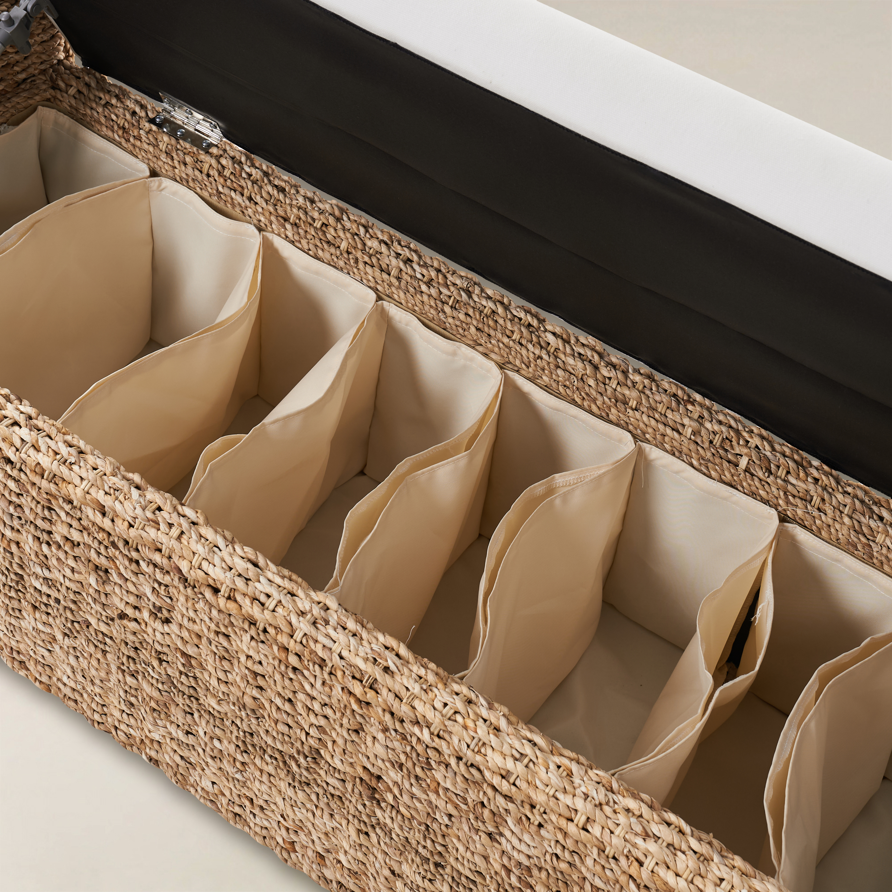 Coastal Charm: Wilhelm Rattan Storage Bench