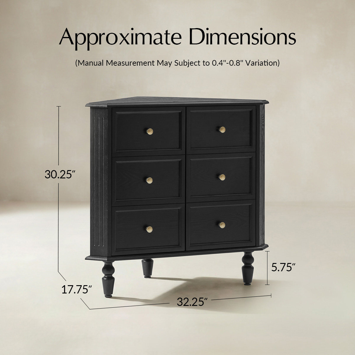 Belle Multifunctional Corner Storage Cabinet