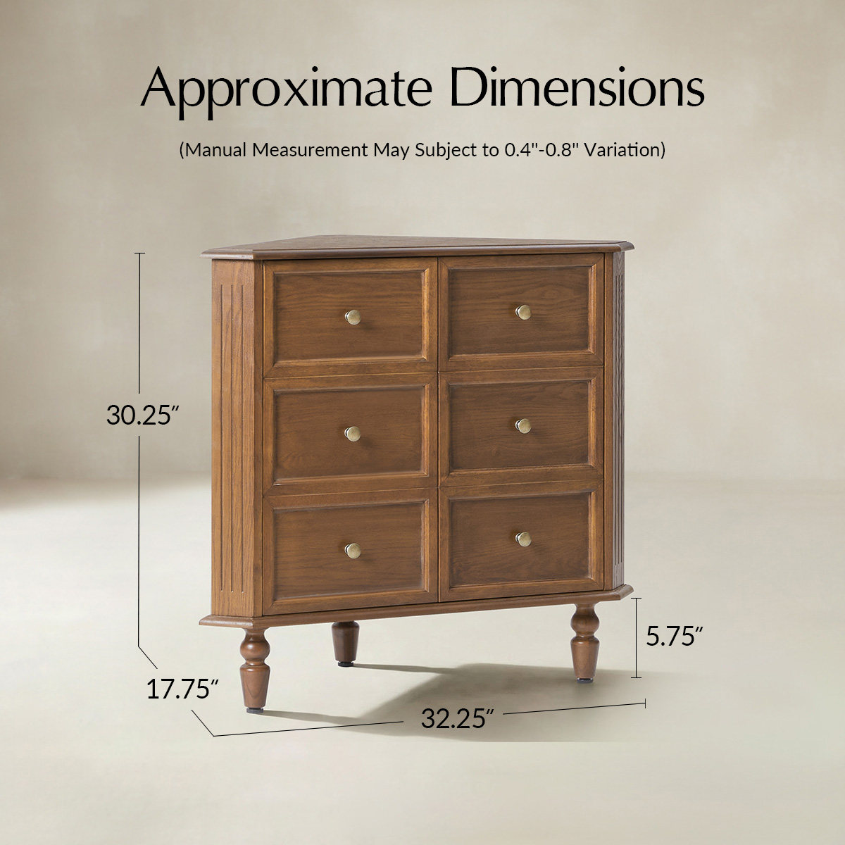 Belle Multifunctional Corner Storage Cabinet