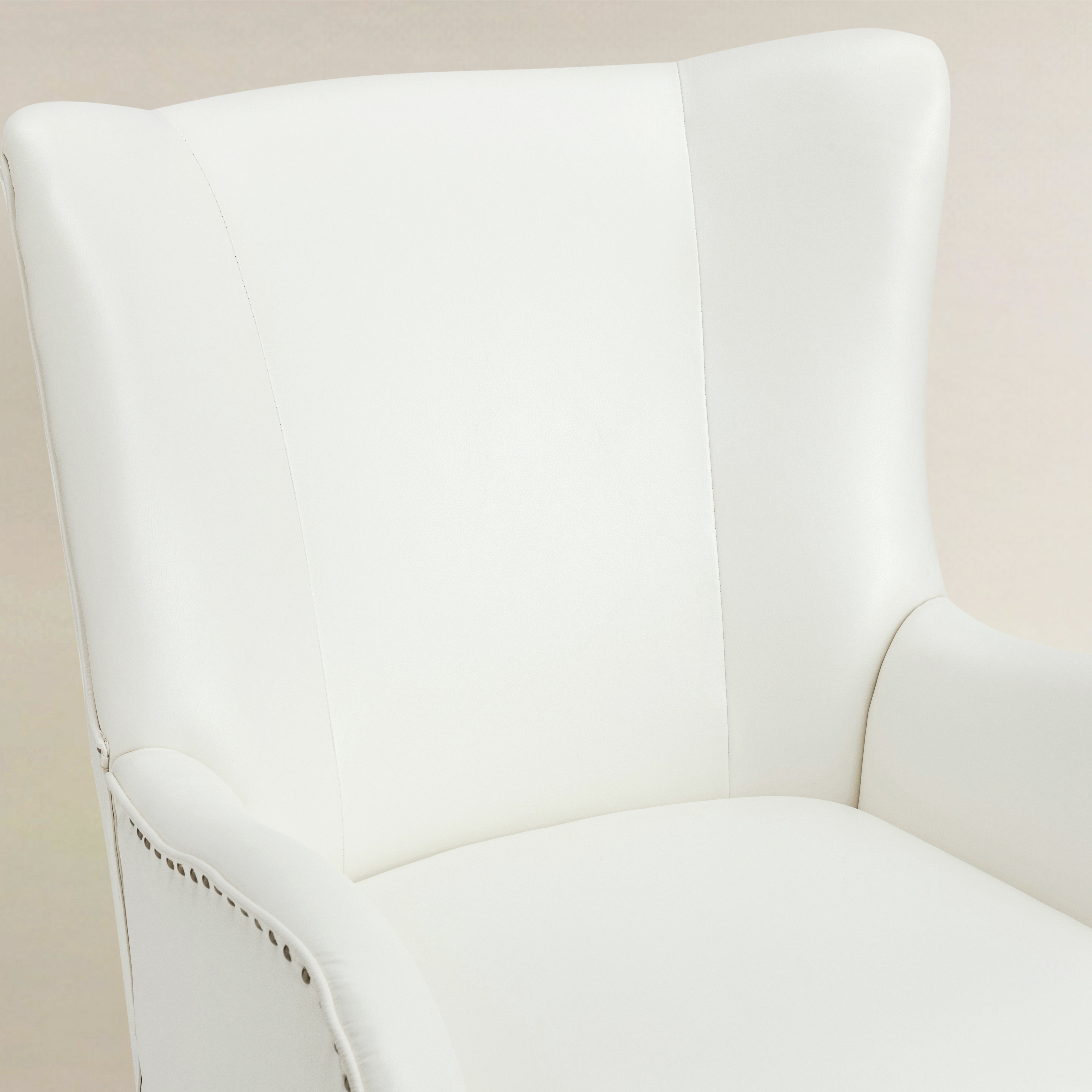 Shepherd Wingback Vegan Leather Armchair(Optional Types)
