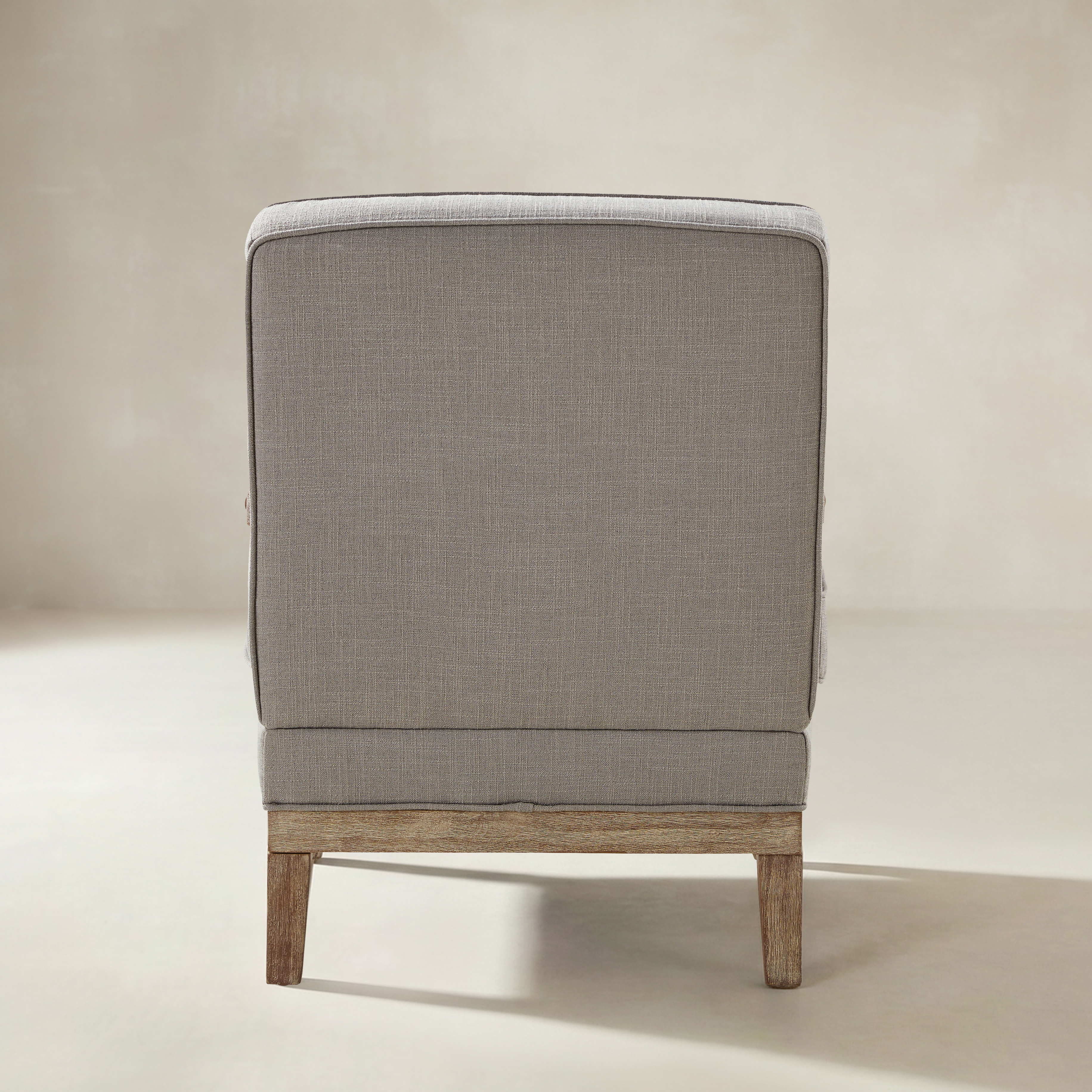 Randolph Farmhouse Upholstered Accent Chair with Wooden Legs(Optional Types)