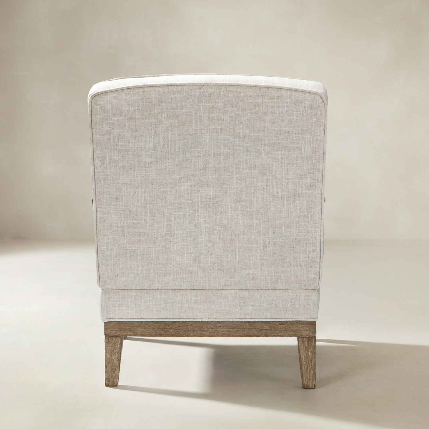 Randolph Farmhouse Upholstered Accent Chair with Wooden Legs(Optional Types)