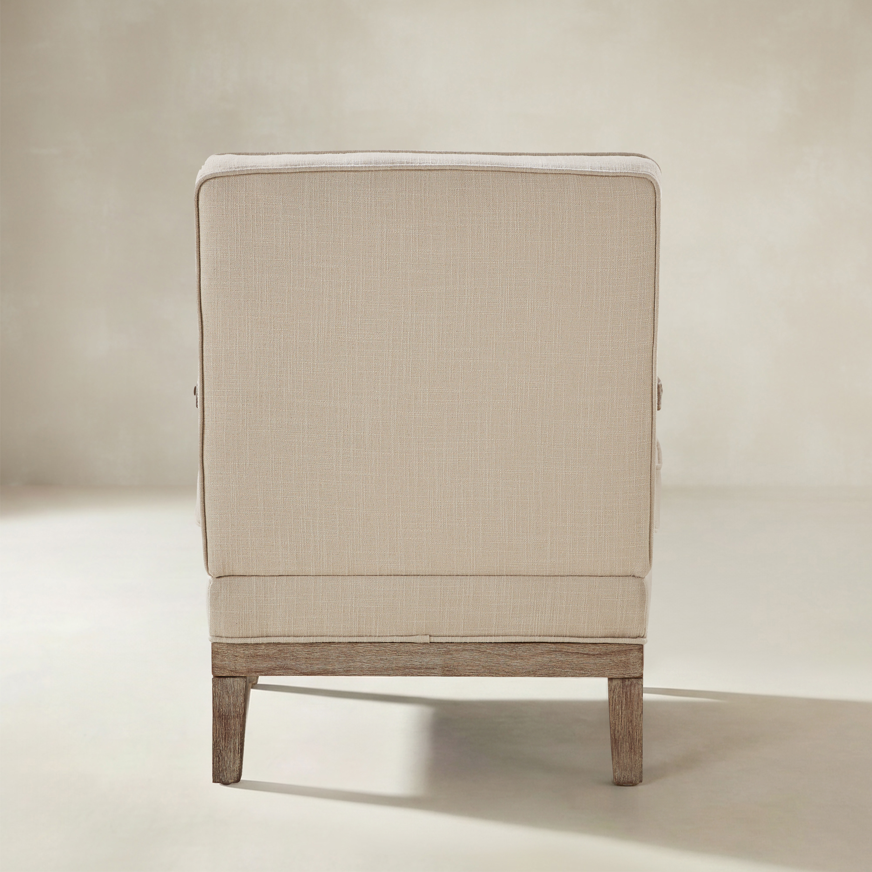 Randolph Farmhouse Upholstered Accent Chair with Wooden Legs(Optional Types)