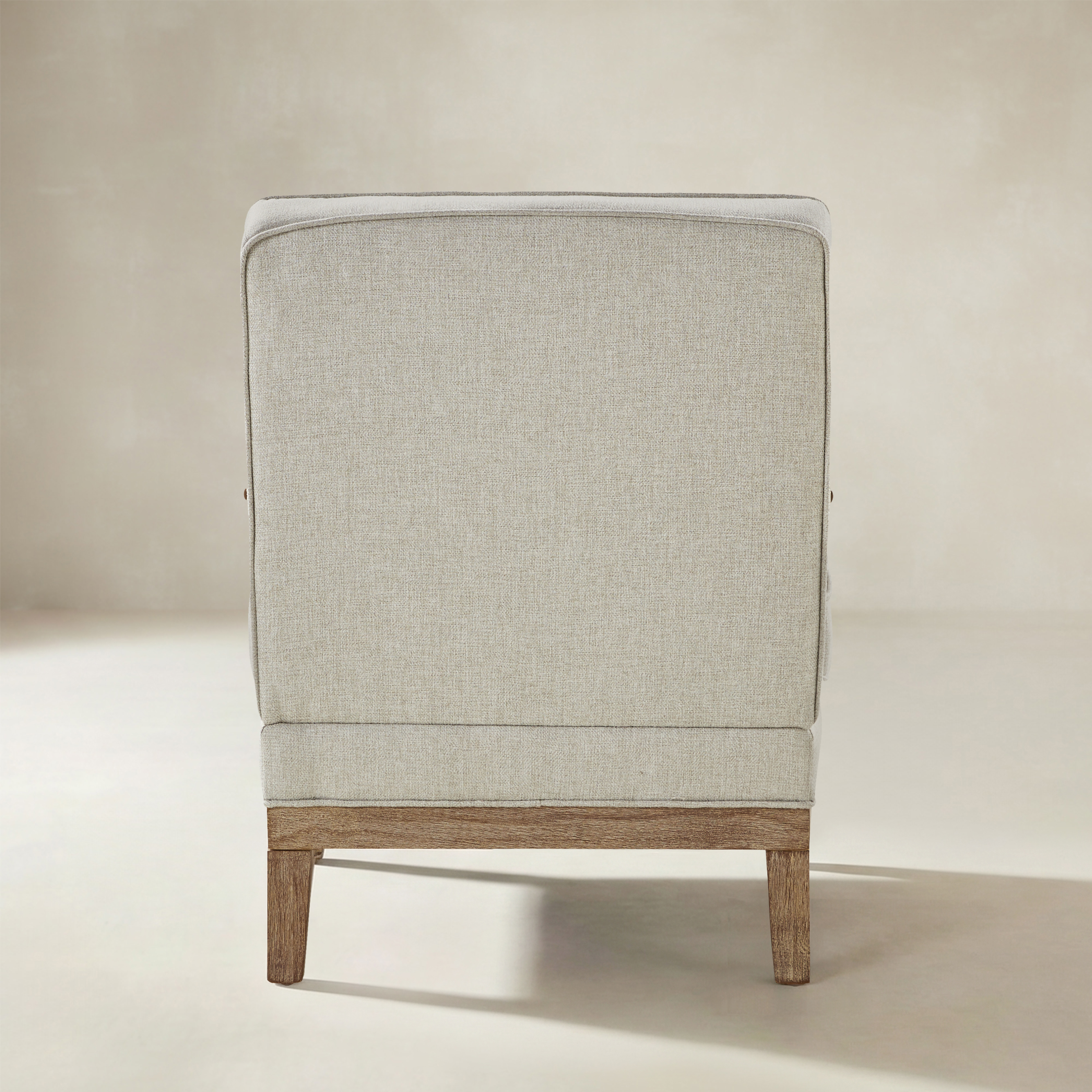 Randolph Farmhouse Upholstered Accent Chair with Wooden Legs(Optional Types)