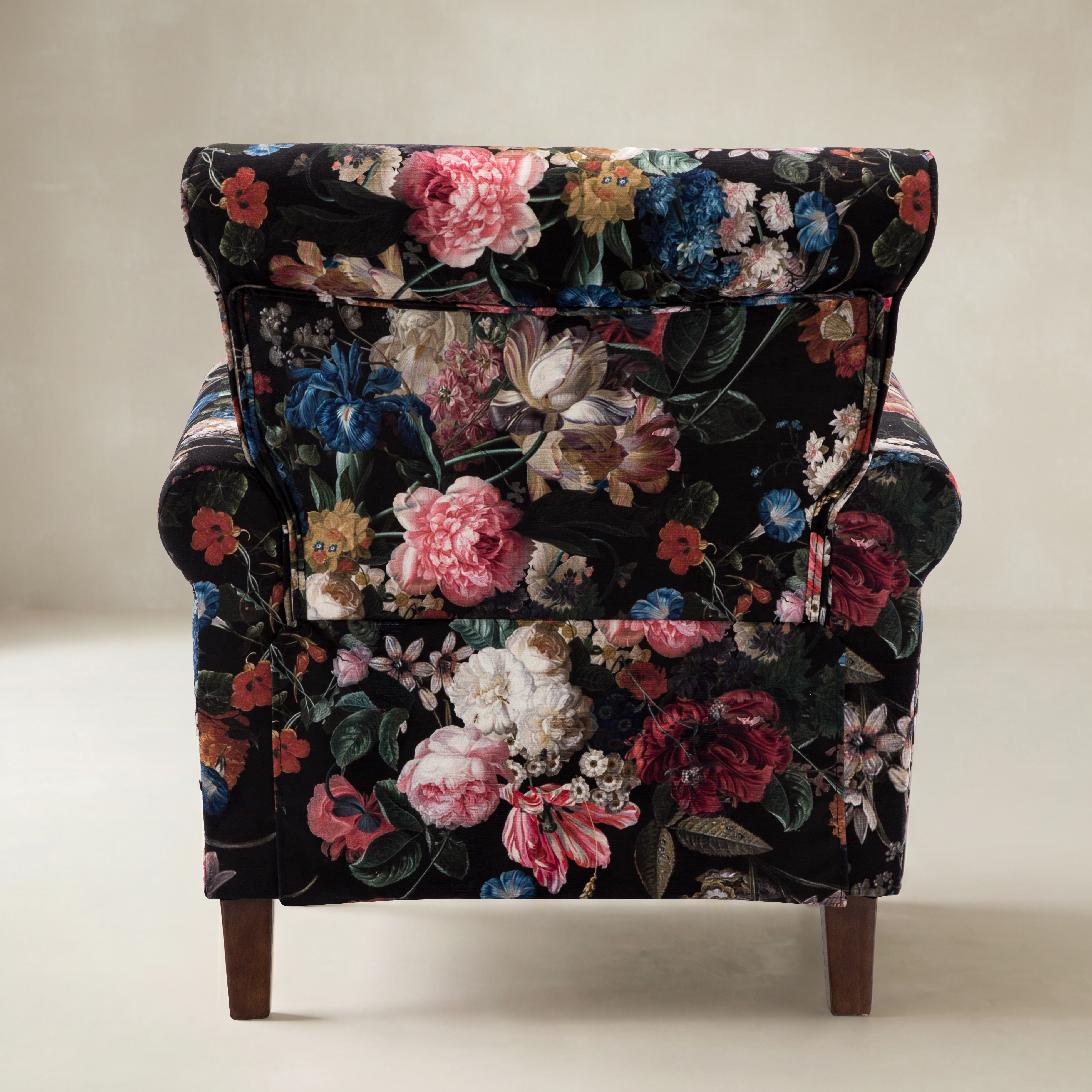 Artemisa Modern Floral Pattern Upholstered Armchair
