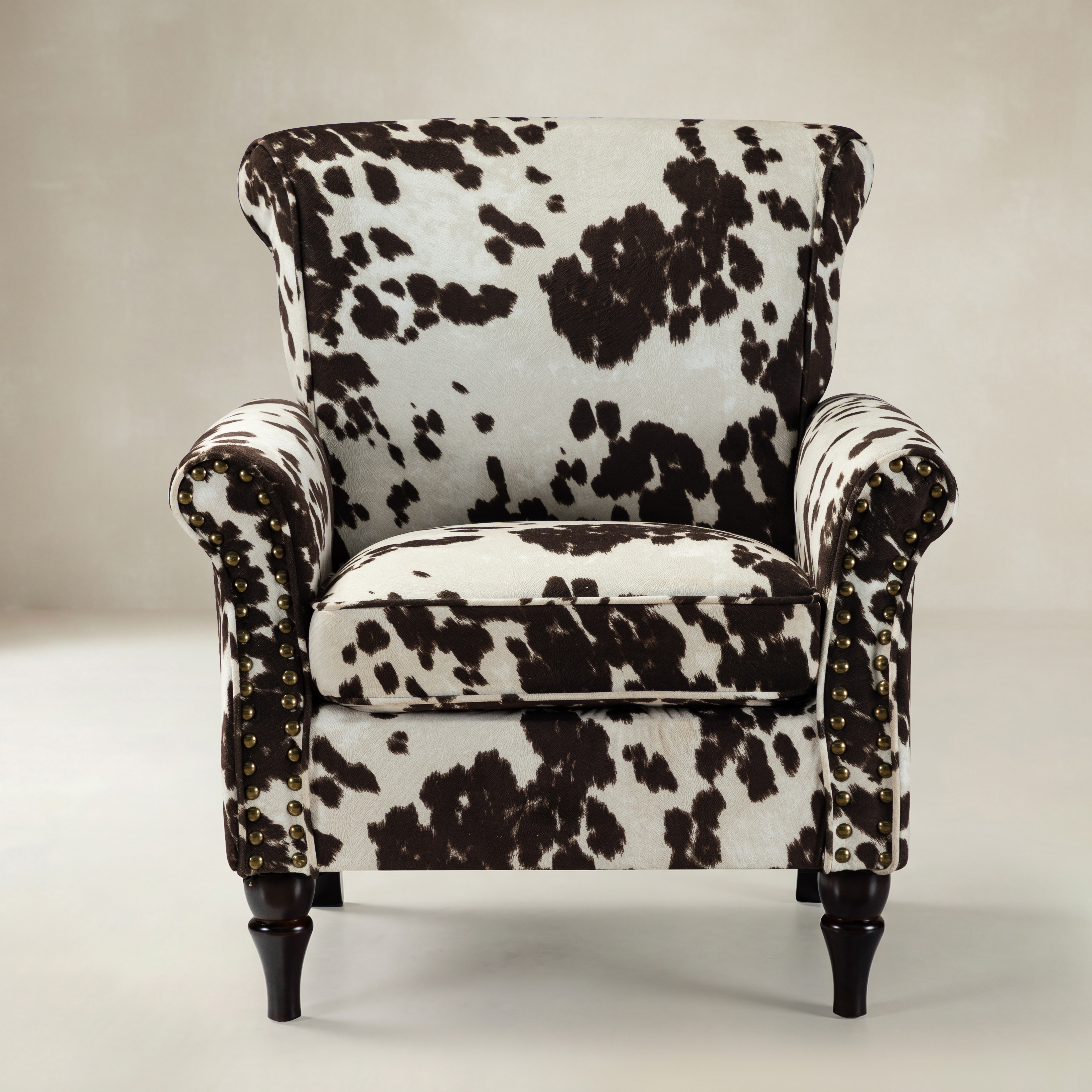 Artemisa Modern Floral Pattern Upholstered Armchair