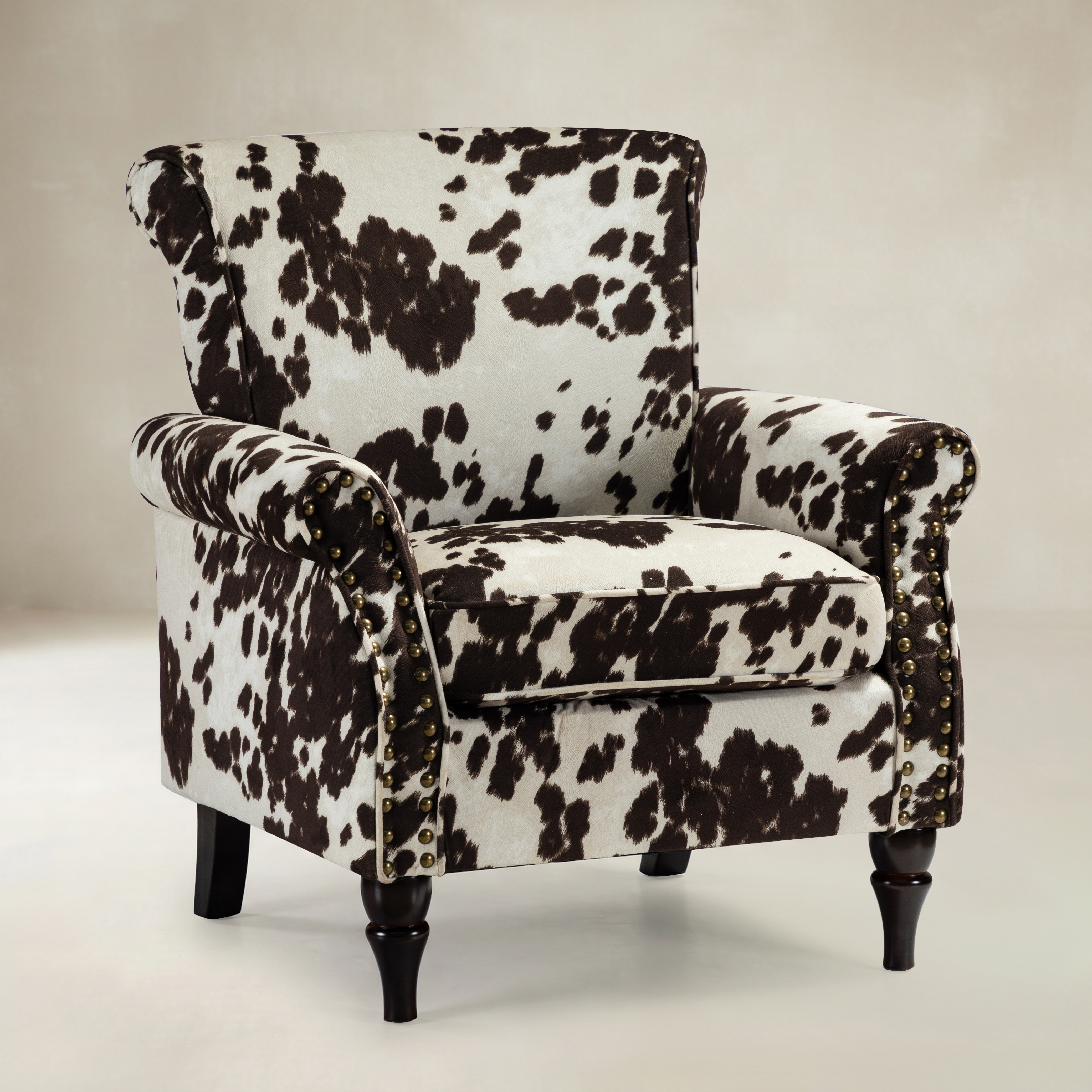 Artemisa Modern Floral Pattern Upholstered Armchair