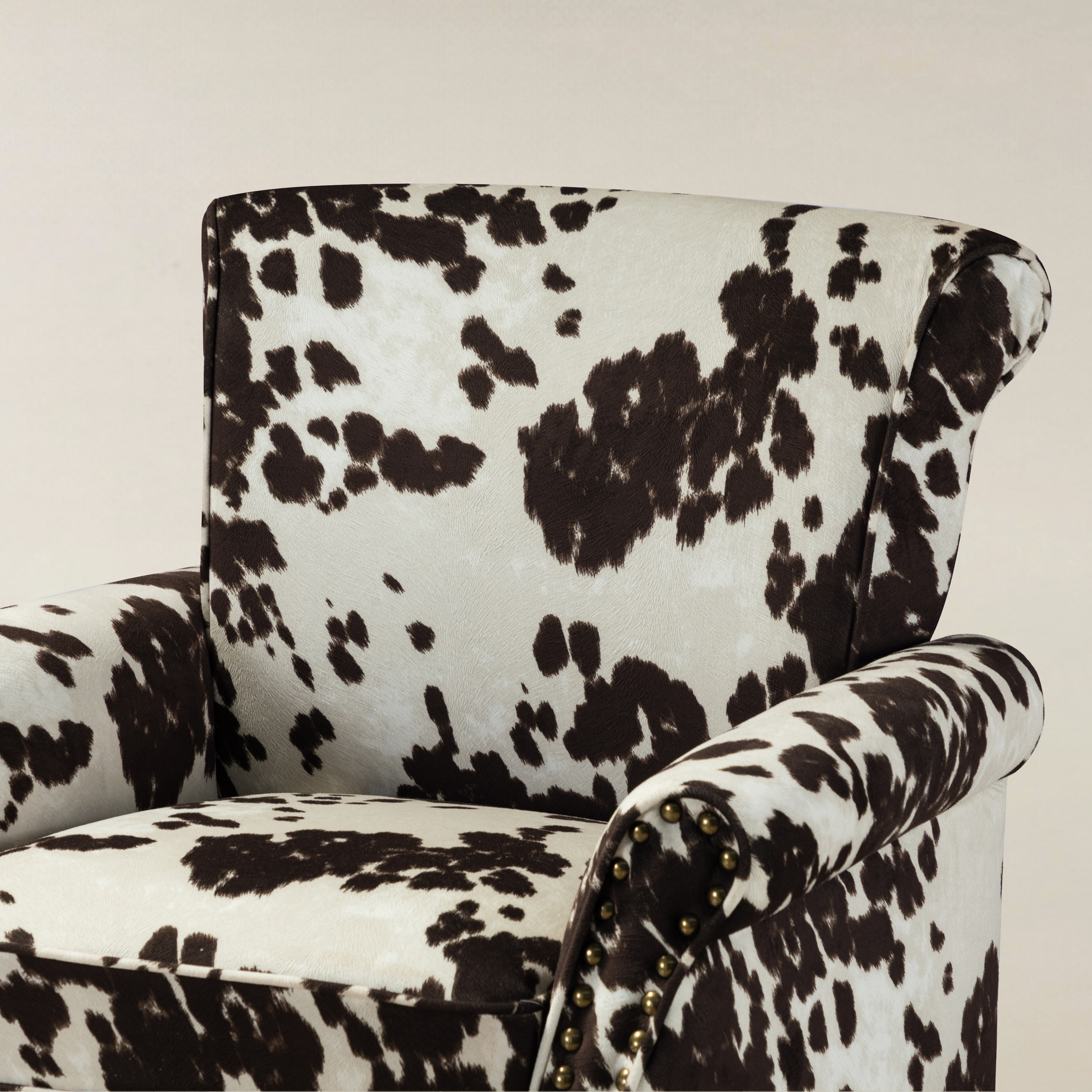 Artemisa Modern Floral Pattern Upholstered Armchair