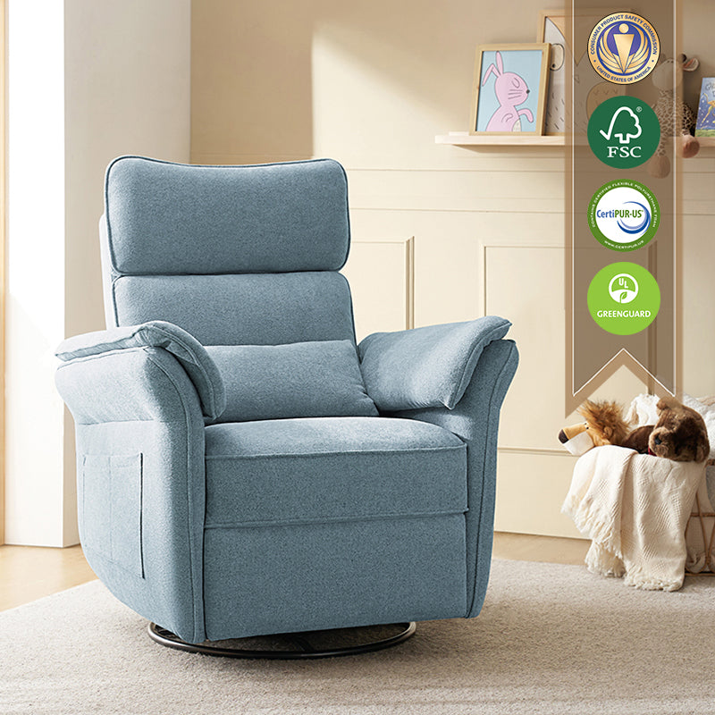 CUDDLESUPPORT ARMRESTS Nursery Power Recliner