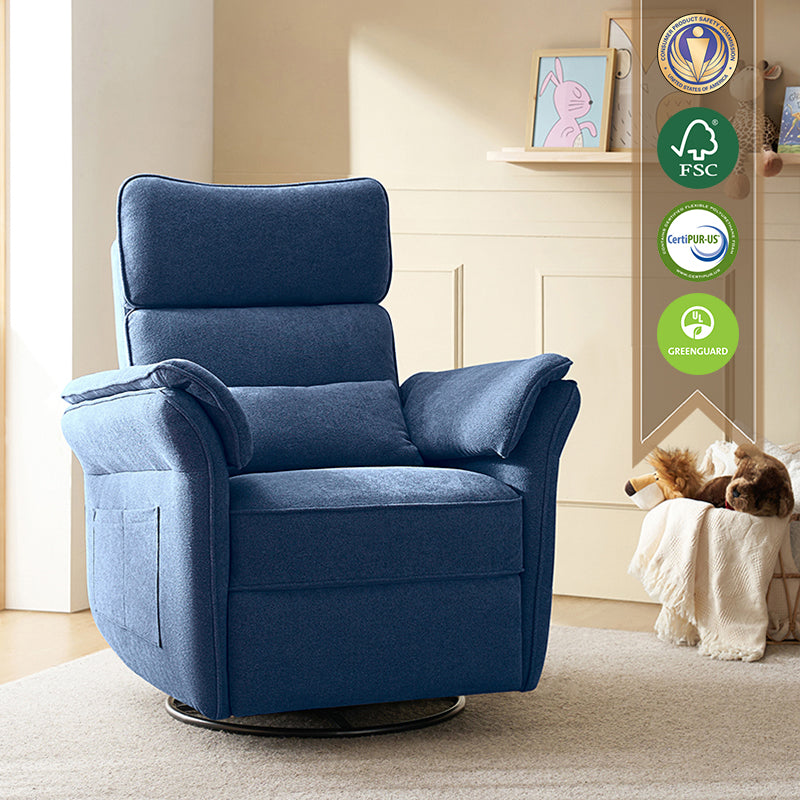 CUDDLESUPPORT ARMRESTS Nursery Power Recliner