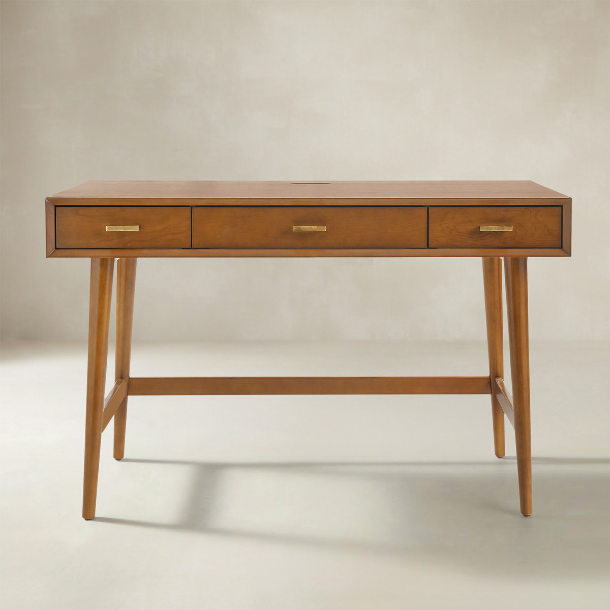 Trevor Mid-Century Modern Computer Office Desk With USB - HULALA HOME