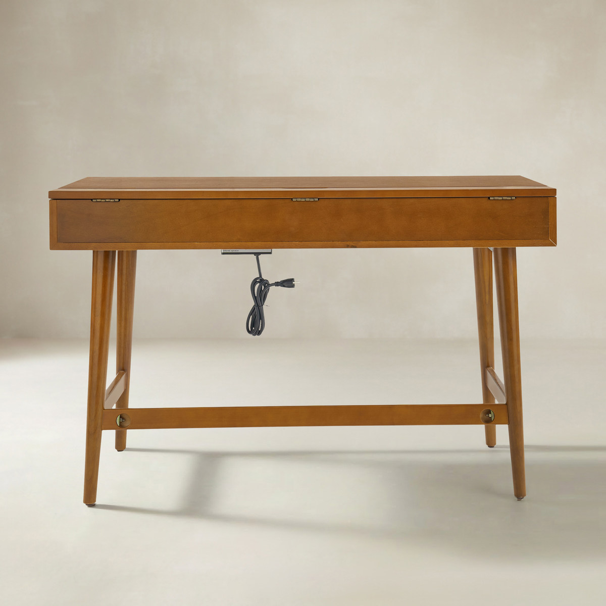 Trevor Mid-Century Modern Computer Office Desk With USB - HULALA HOME