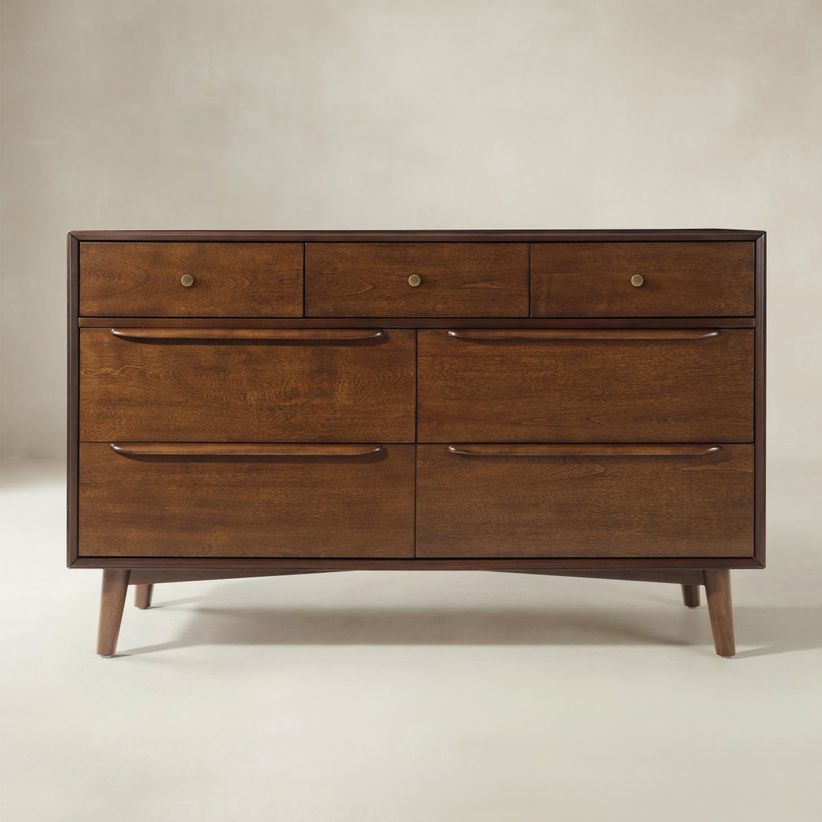 Ileanna Mid-century Modern 7-Drawer Dresser