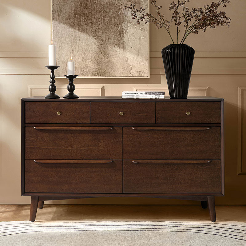 brown mid century modern dresser Mid Century Modern Dresser | MCM Dresser 6 Drawer