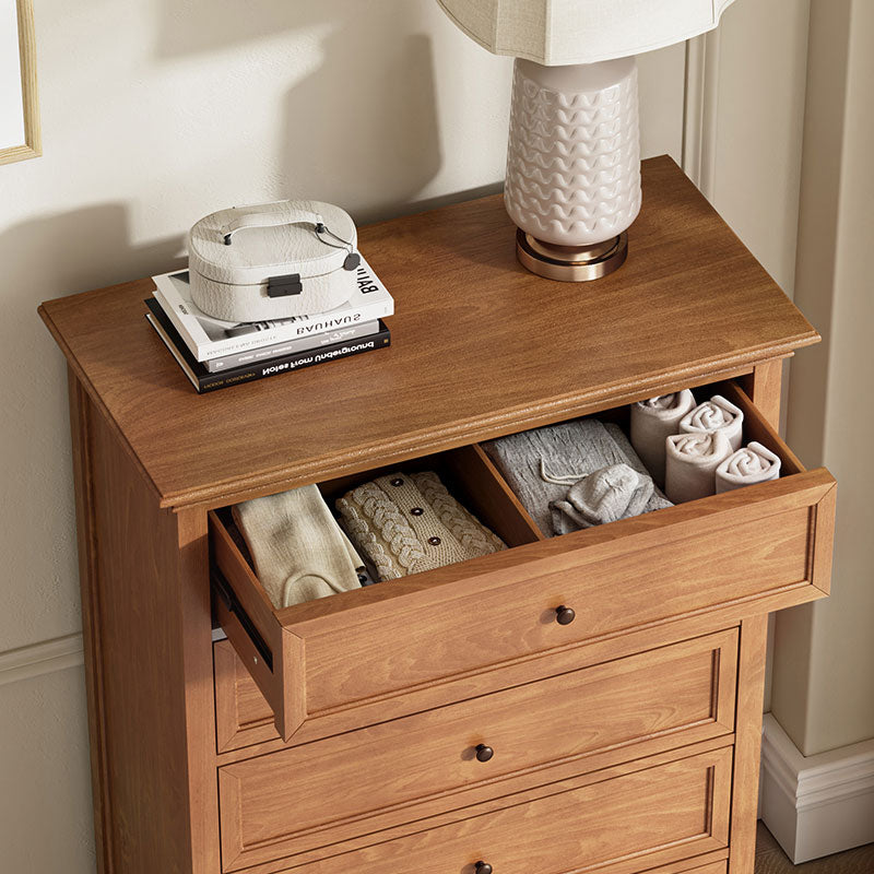 Mornay Transitional Solid Wood 5-Drawer Dresser