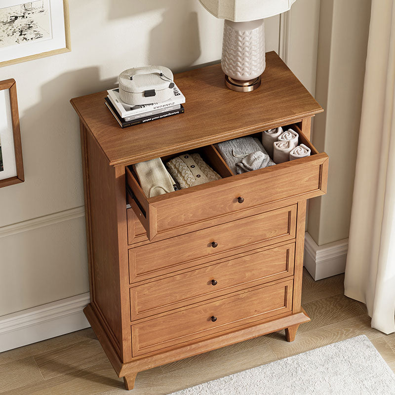 Mornay Transitional Solid Wood 5-Drawer Dresser