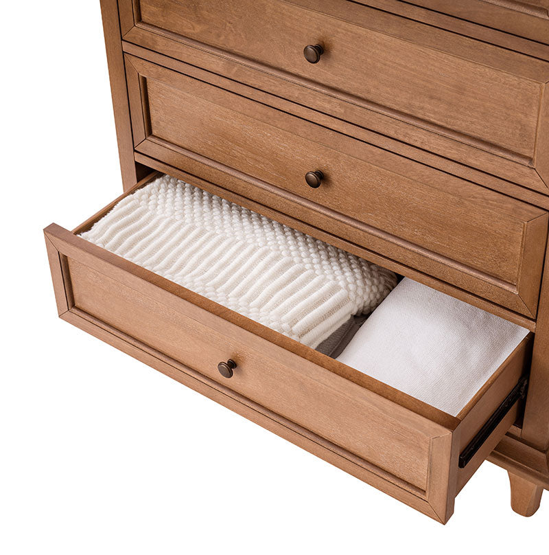 Mornay Transitional Solid Wood 5-Drawer Dresser
