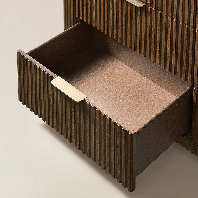 Arcua Fluted Marble Top Dresser