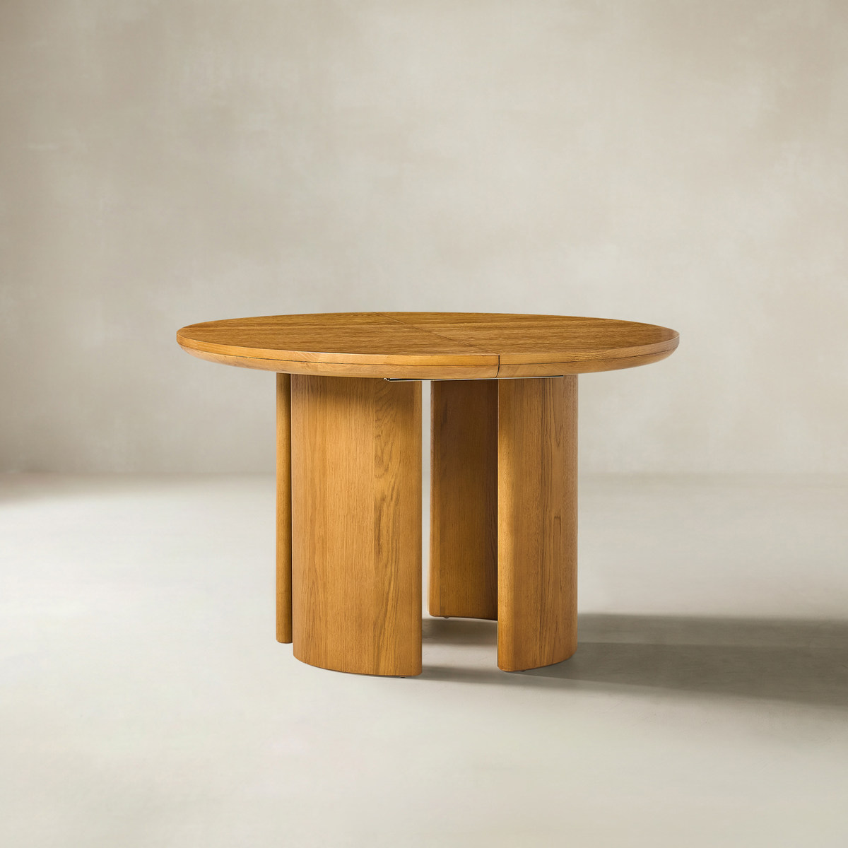 CURVAN Mid-century Modern Extendable Dining Table