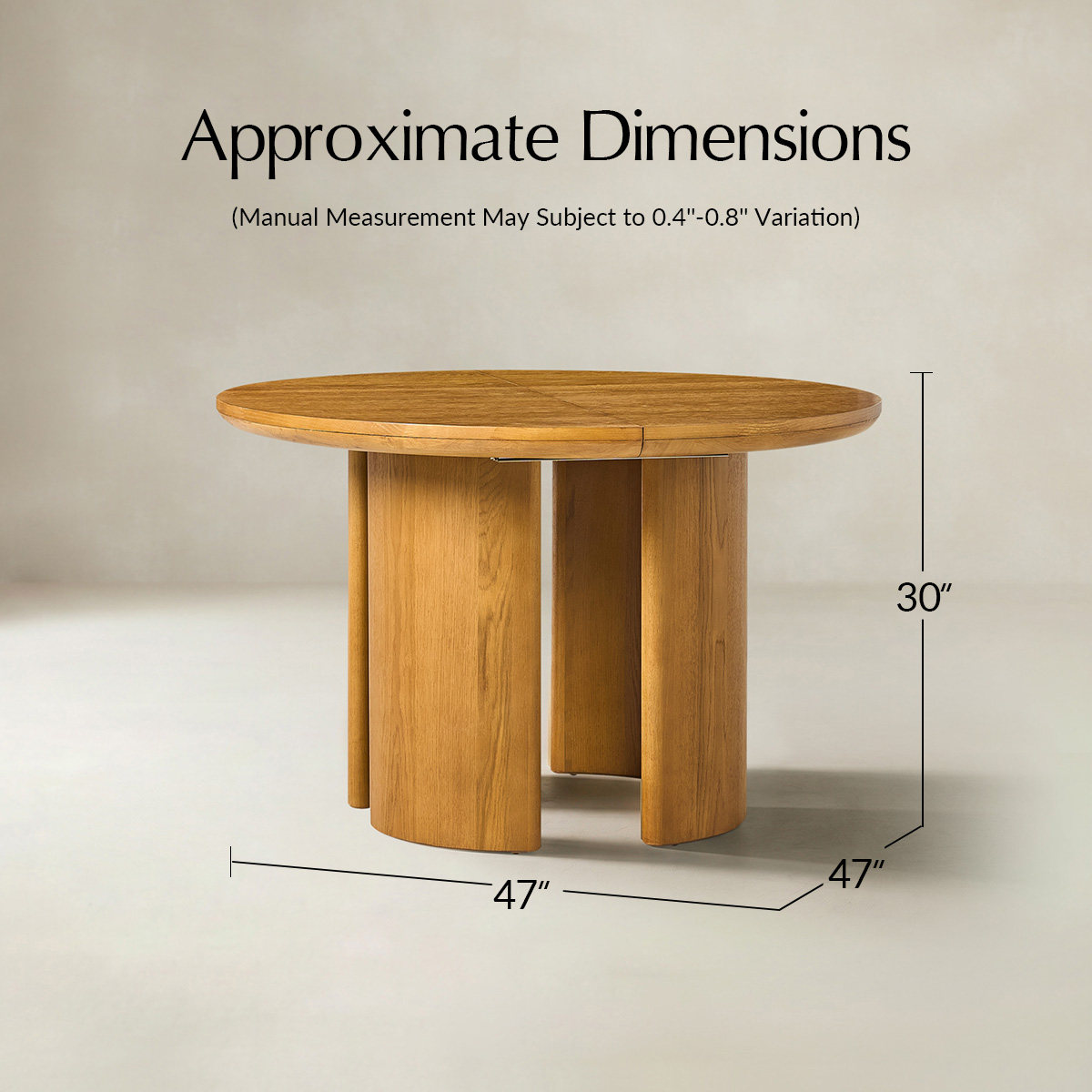 CURVAN Extendable Dining Table