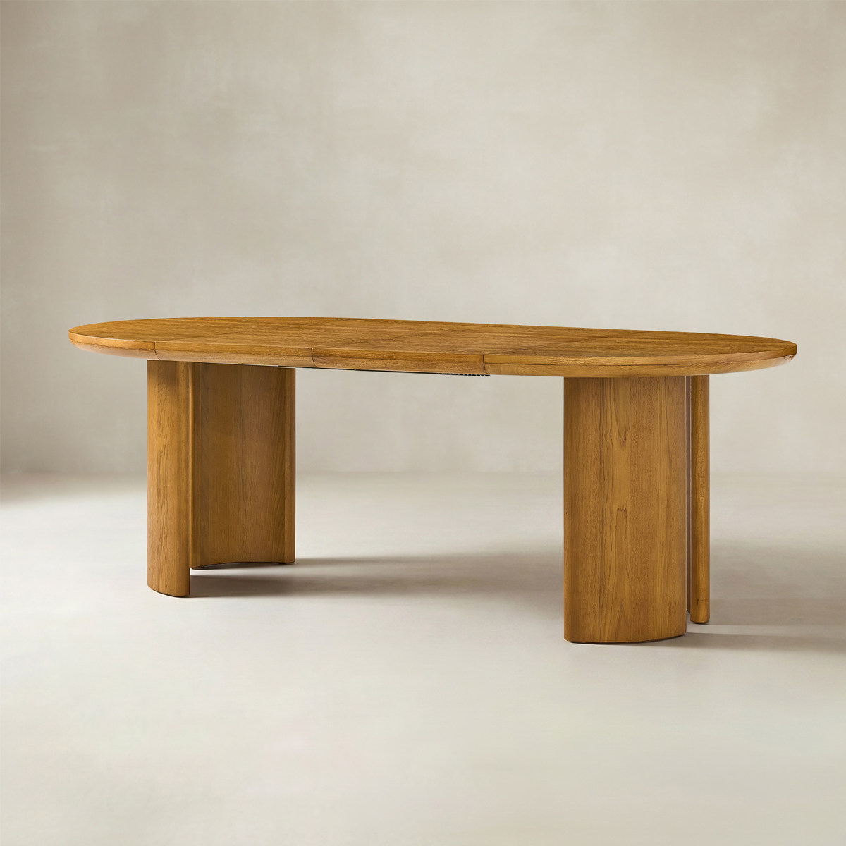 CURVAN Mid-century Modern Extendable Dining Table