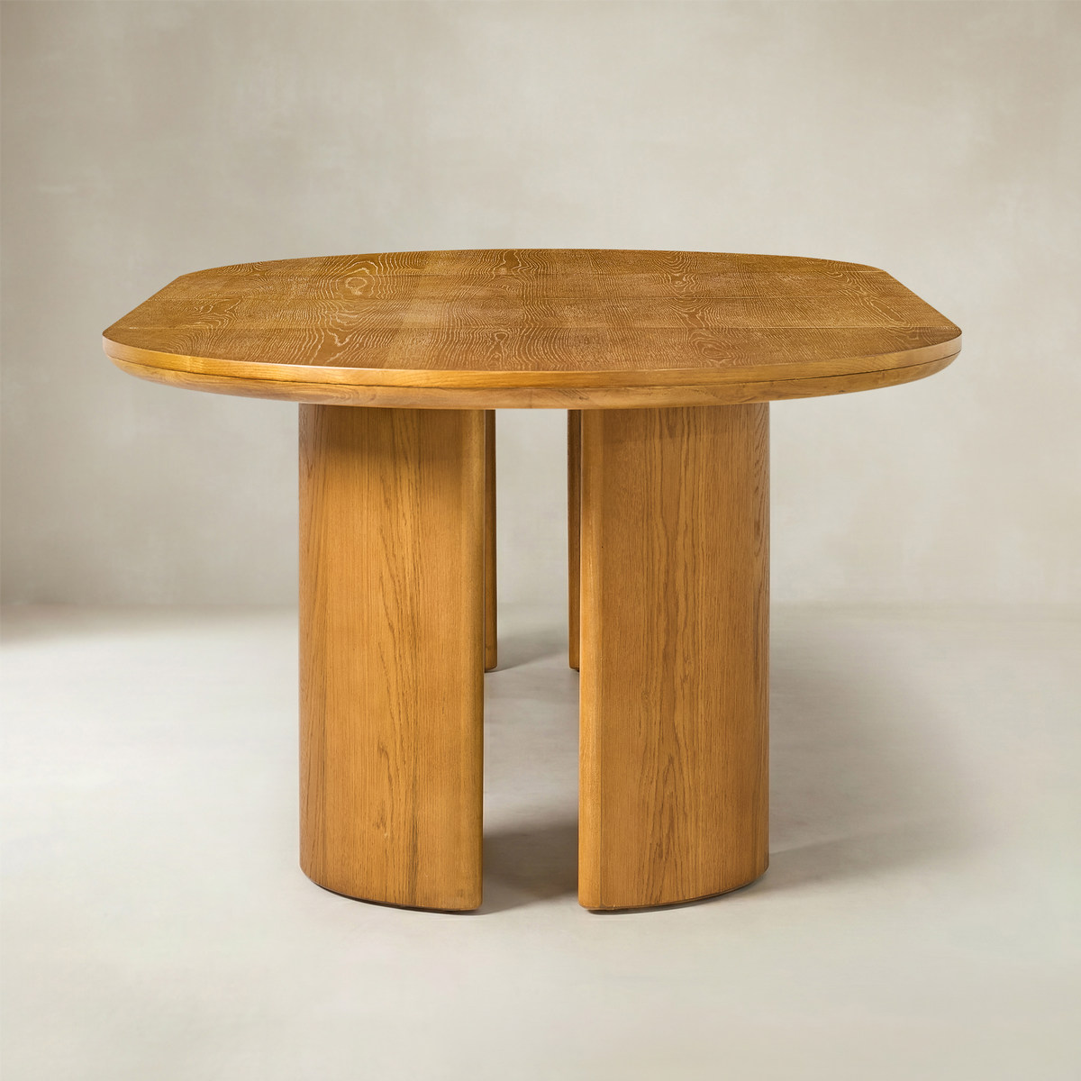 CURVAN Mid-century Modern Extendable Dining Table