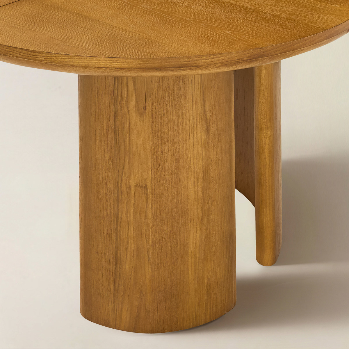CURVAN Mid-century Modern Extendable Dining Table