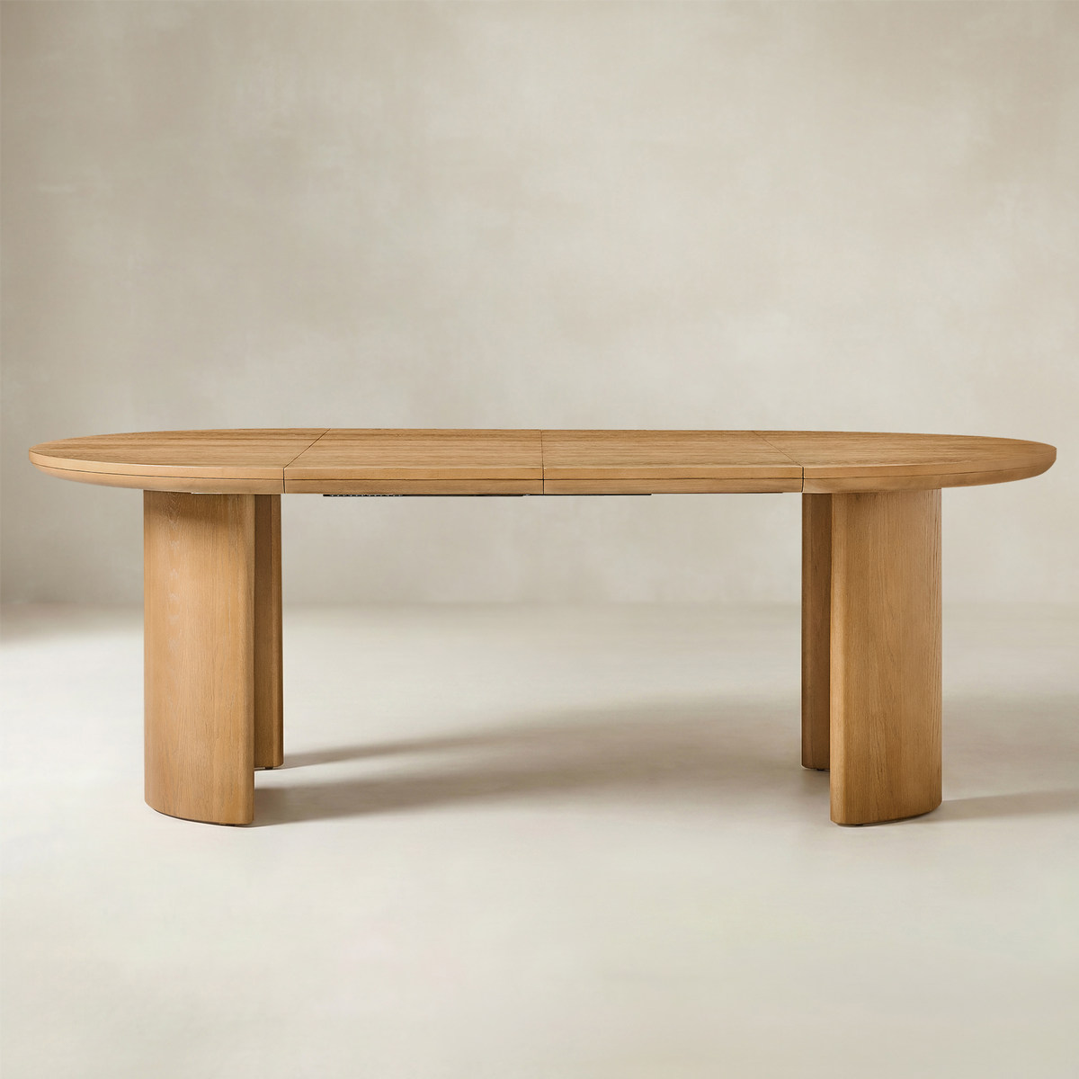 CURVAN Mid-century Modern Extendable Dining Table