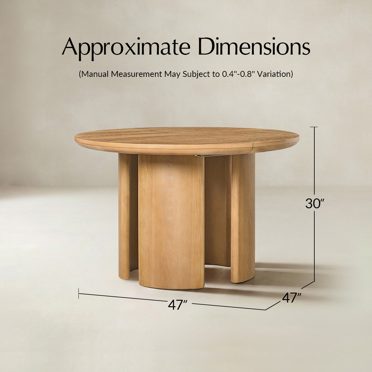 CURVAN Extendable Dining Table