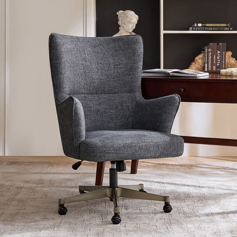 Ricardo Modern Wingback Office Chair-HULALA HOME