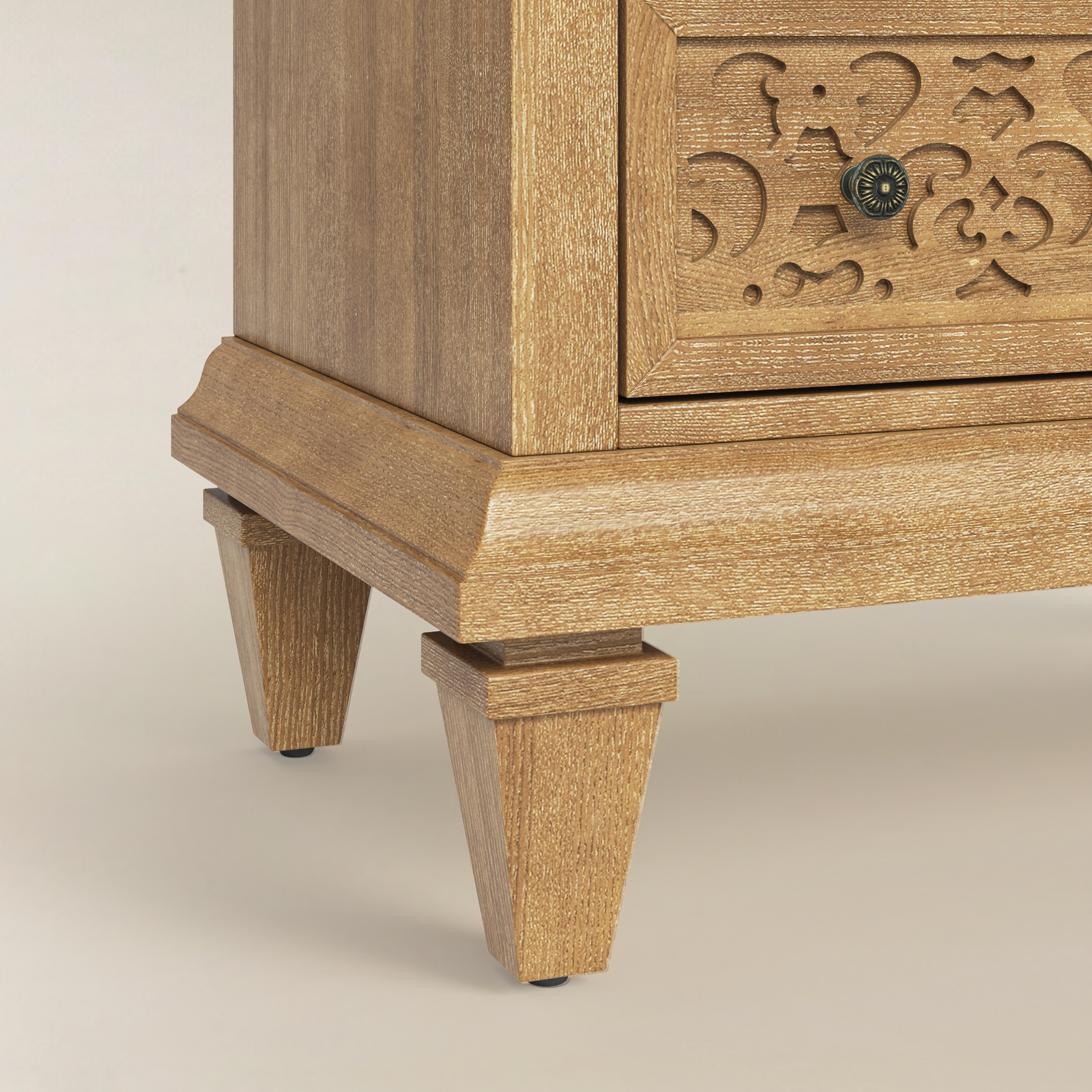 Colombo 3-Drawer End Table with Built-In Outlets(Optional Types)