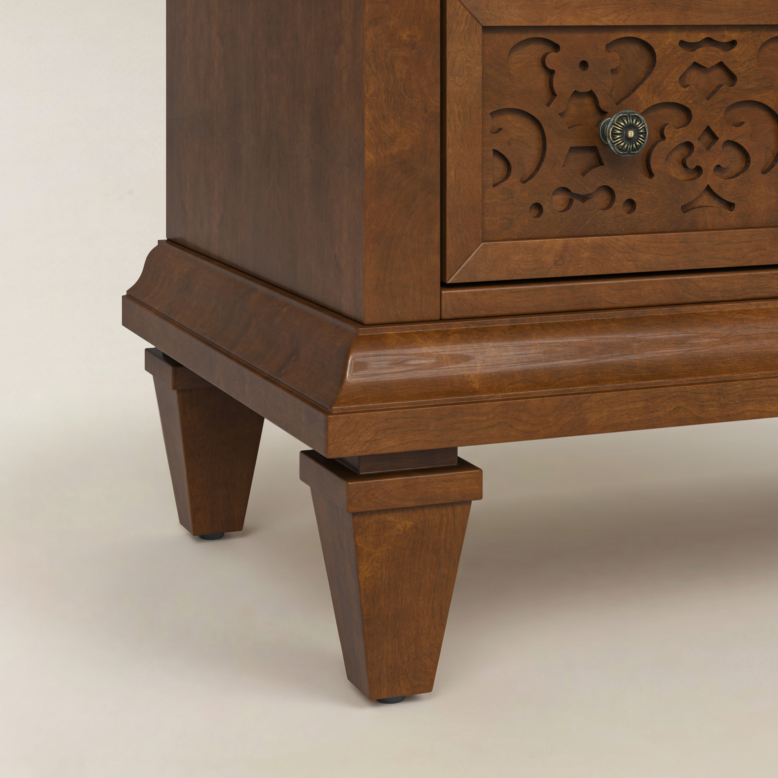 Colombo 3-Drawer End Table with Built-In Outlets(Optional Types)
