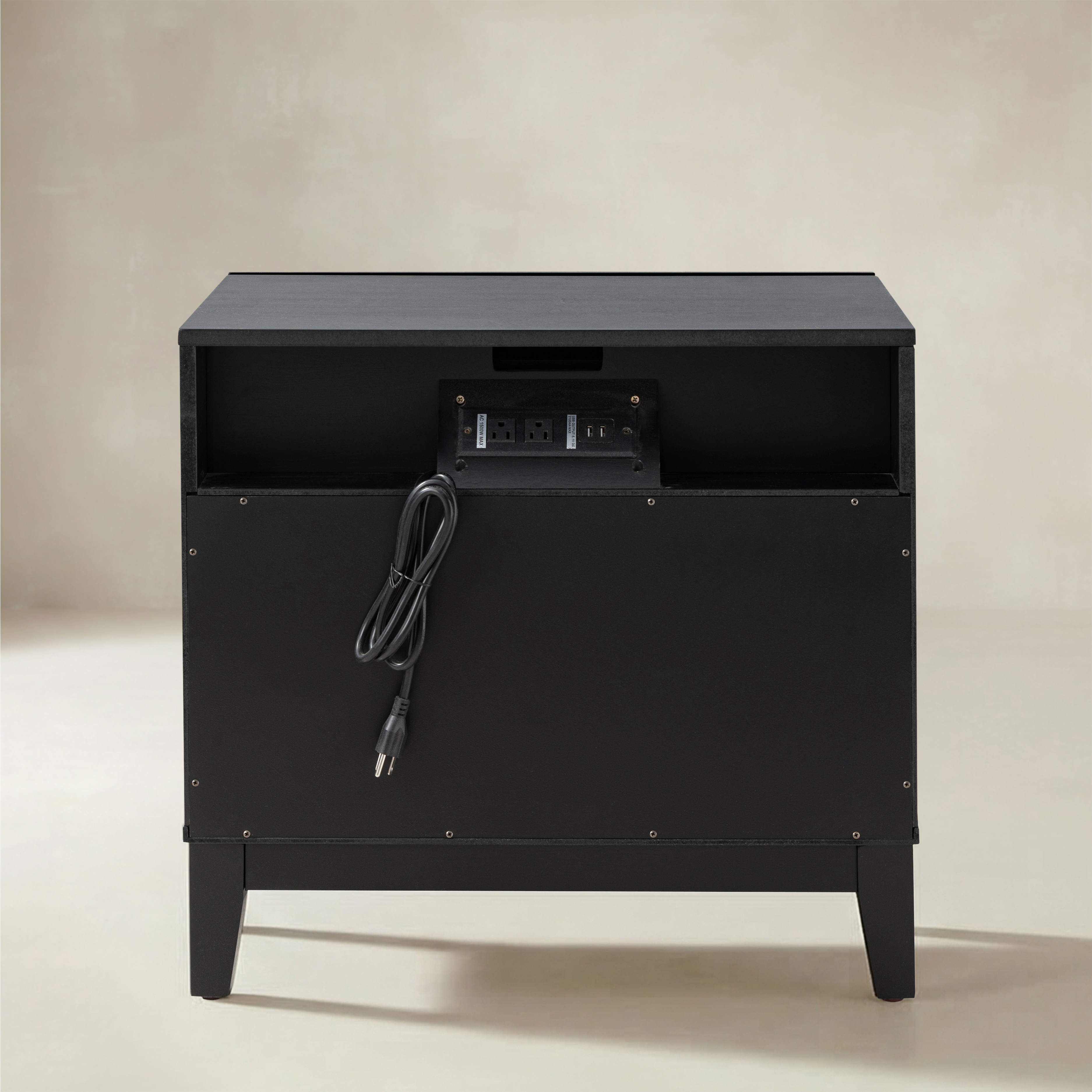 Kamu 2 - Drawer End Table with Built-in Outlets(Optional Types)