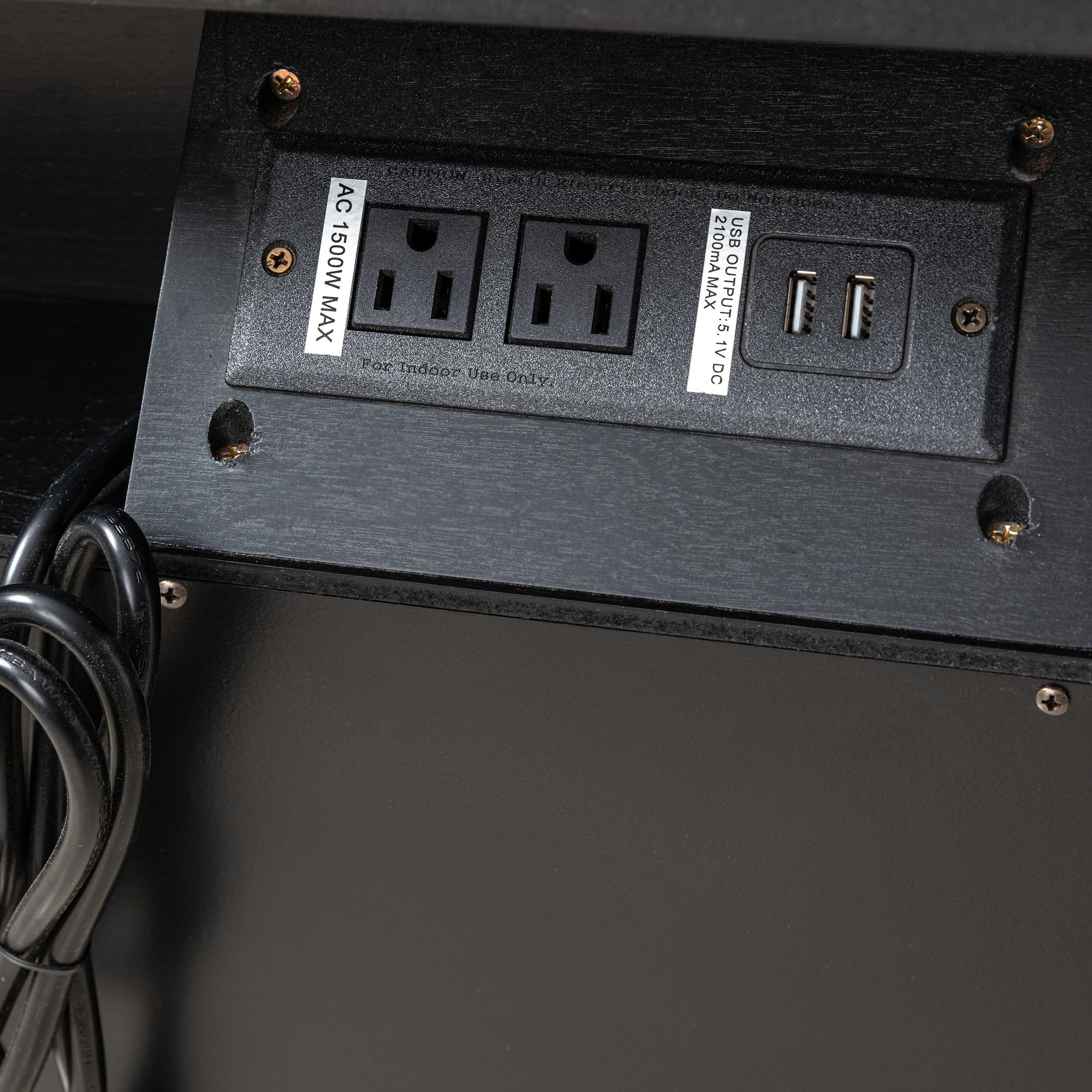 Kamu 2 - Drawer End Table with Built-in Outlets(Optional Types)