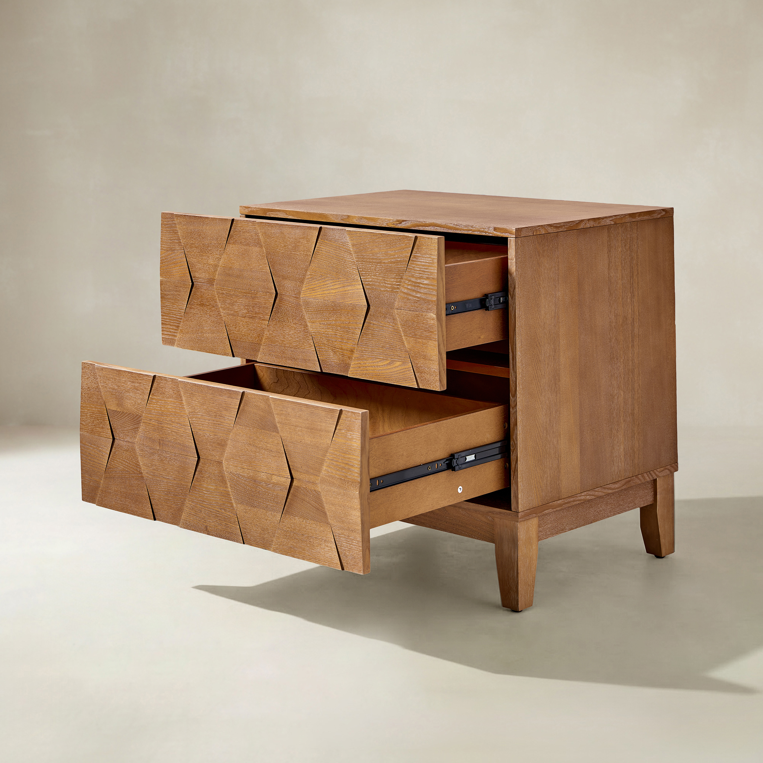 Kamu 2 - Drawer End Table with Built-in Outlets(Optional Types)