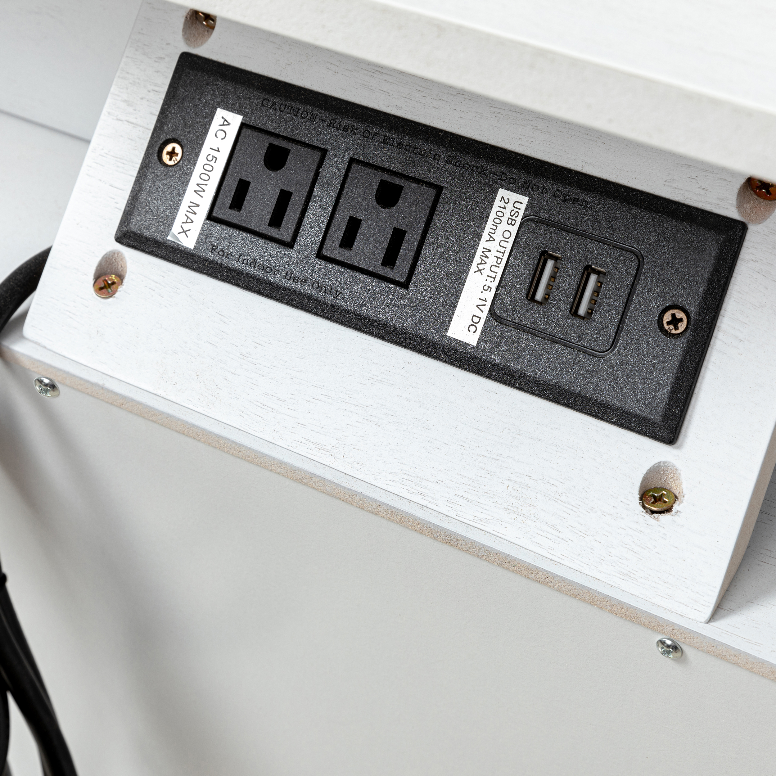 Kamu 2 - Drawer End Table with Built-in Outlets(Optional Types)