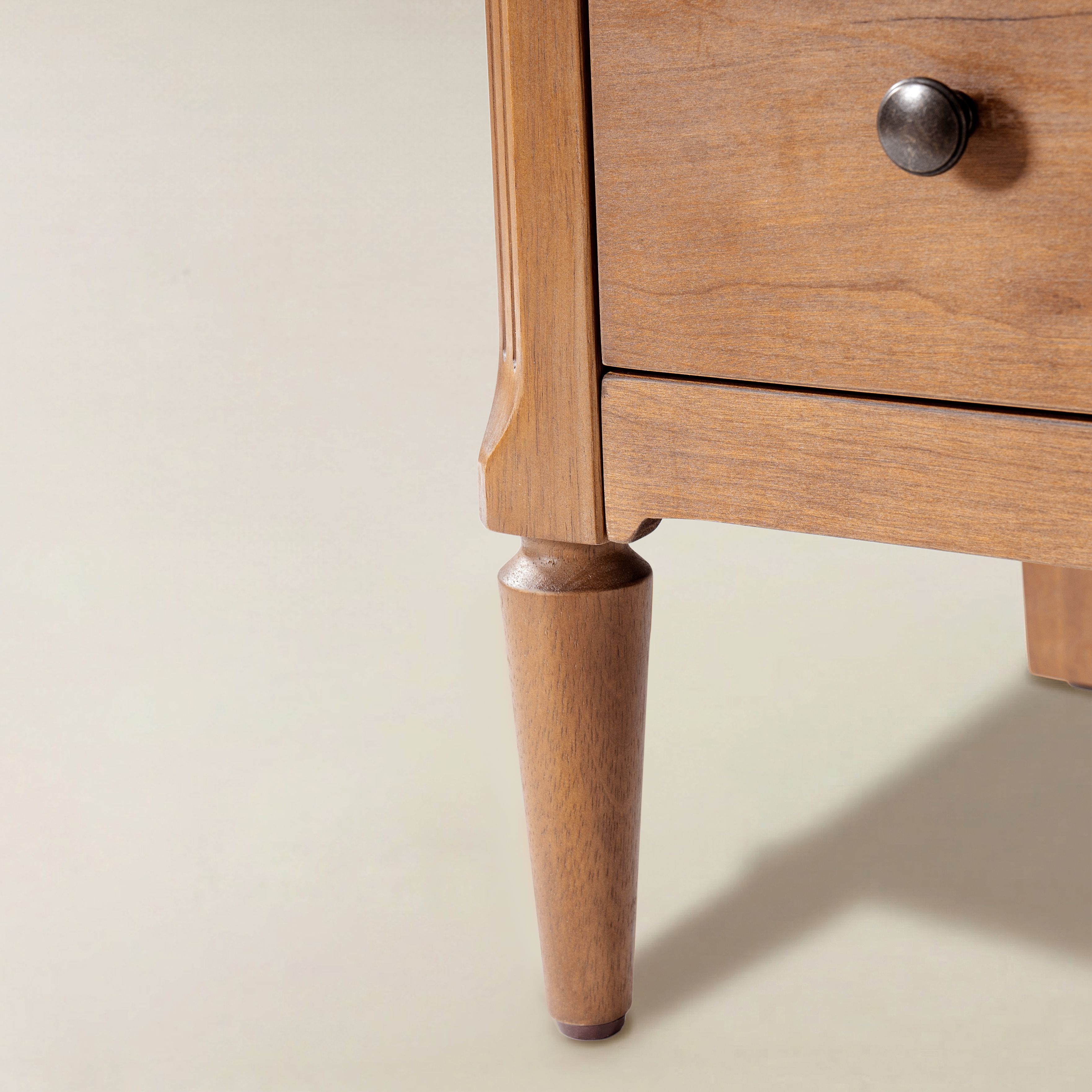 Griselda Transitional 3-Drawer End Table with Hidden Compartment